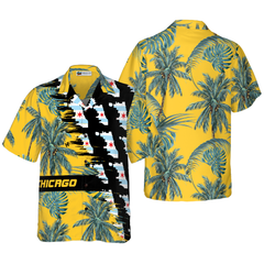 Proud Chicago Shirts for Men Flag Hawaiian Shirt - Hyperfavor