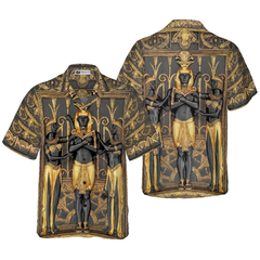 Ancient Egypt Pharaoh Hawaiian Shirt - Hyperfavor