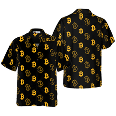 Seamless Bitcoin Hawaiian Shirt - Hyperfavor