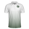 Golf Texture Aluminium Short Sleeve Polo Shirt, Triangle Geometric Polo Shirt, Best Golf Shirt For Men - Hyperfavor