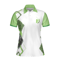 I'm Not Swearing I'm Using My Golf Word Green Ver Short Sleeve Women Polo Shirt - Hyperfavor