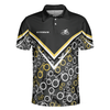 Road Bikes Pattern Polo Shirt, Cycling Polo Shirt For Cyclists, Sporty Cycling Shirt For Men And Women - Hyperfavor