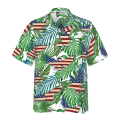 Tropical American Eagle Shirt For Men Hawaiian Shirt - Hyperfavor
