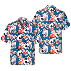 Poker Seamless Pattern 03 Hawaiian Shirt - Hyperfavor