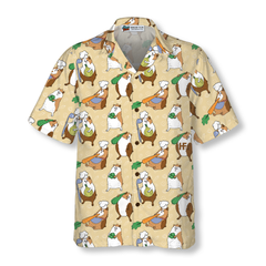 Guinea Pig Chef Shirt For Men Hawaiian Shirt - Hyperfavor