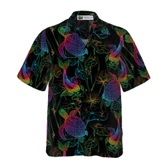 Koi, Lotus And Turtle Hawaiian Shirt - Hyperfavor