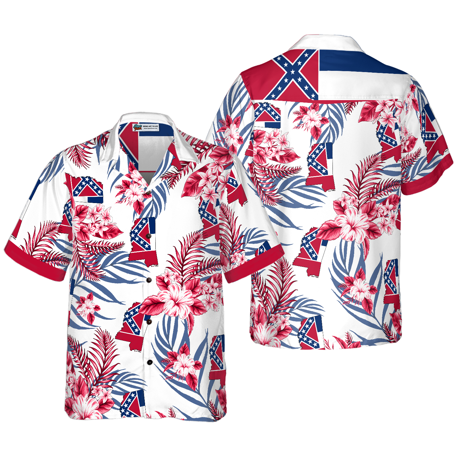 Mississippi Proud Hawaiian Shirt - Hyperfavor