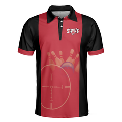 Kinda Busy Right Now Bowling Polo Shirt, Black And Red Polo Style Bowling Shirt, Funny Bowling Sayings Shirt - Hyperfavor
