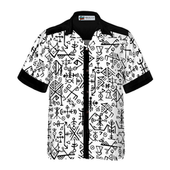 Ancient Viking Seamless Pattern Hawaiian Shirt - Hyperfavor