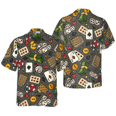 Poker Seamless Pattern 02 Hawaiian Shirt - Hyperfavor