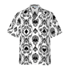 Casino And Black Skull Pattern Hawaiian Shirt - Hyperfavor