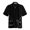 Personalized One Line Drawing Golfer Custom Hawaiian Shirt - Hyperfavor
