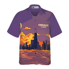 Chicago Illinois Hawaiian Shirt - Hyperfavor