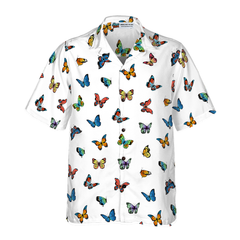 Beautiful Butterflies Hawaiian Shirt - Hyperfavor