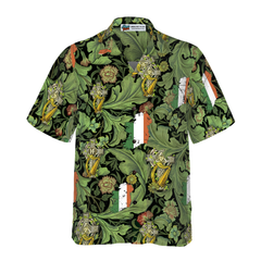 Cross Celtic Harp Ireland Proud Hawaiian Shirt - Hyperfavor