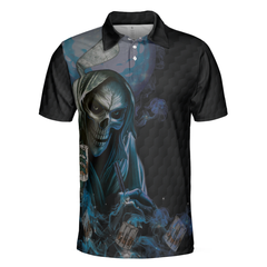 Yes I Do Have A Retirement Plan Golf And Bourbon Polo Shirt, Scary Drinking Golf Shirt, Funny Golf Sayings - Hyperfavor