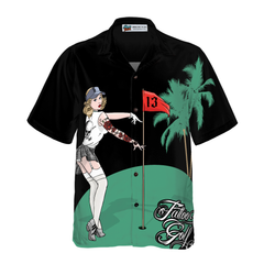 Golf Pin High Performance Hawaiian Shirt - Hyperfavor