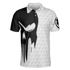 Play Golf In Their Seventies Polo Shirt, Best Golf Club Shirt For Men, Black And White Golfing Shirt - Hyperfavor