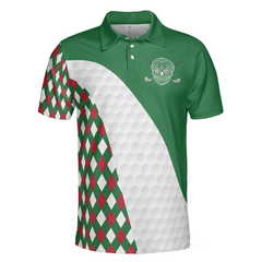 Golfing Without Tacos Is Just Walking On The Grass Polo Shirt, Colorful Argyle Pattern Golf Shirt, Funny Golf Shirt - Hyperfavor