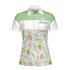Literature Teacher Short Sleeve Women Polo Shirt, Literature Shirt For Women, Gift For Literature Teachers - Hyperfavor