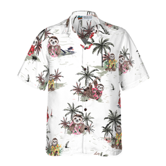 Tropical Sloth Shirt For Men Hawaiian Shirt - Hyperfavor