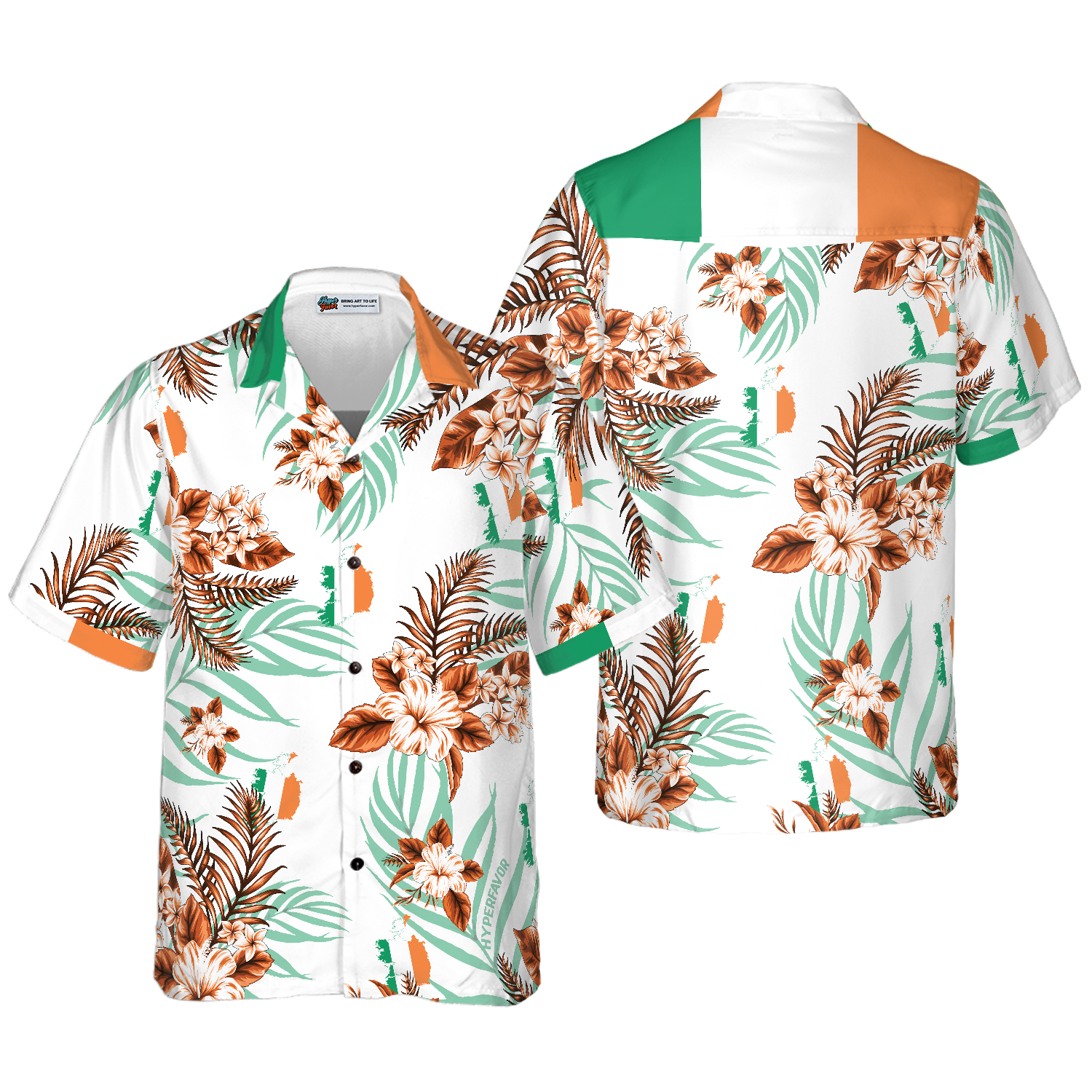 Ireland Proud Hawaiian Shirt - Hyperfavor