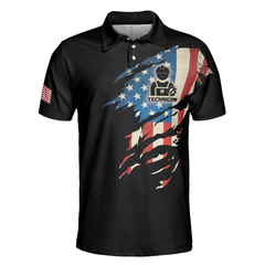 Technician My Craft Allows Me To Fix Anything Polo Shirt, Skull American Flag Polo Shirt, Best Technician Shirt For Men - Hyperfavor