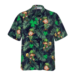 Happy St Patrick's Day Leprechaun Irish People Proud Hawaiian Shirt - Hyperfavor