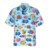 Fish And Corals Hawaiian Shirt - Hyperfavor