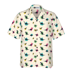 Dinosaur Shapes Hawaiian Shirt - Hyperfavor