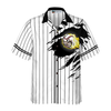 Baseball Fireball Hawaiian Shirt - Hyperfavor