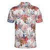 Texas Longhorn Bluebonnet and Armadillo Polo Shirt, Floral Texas State Polo Shirt, Texas Proud Shirt For Men - Hyperfavor