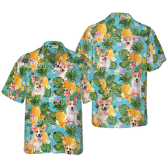 Pineapple Corgis Lover Hawaiian Shirt - Hyperfavor