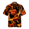 Flaming Horses Shirt For Men Hawaiian Shirt - Hyperfavor