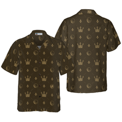Luxury Royal Golf Ball Crown V2 Hawaiian Shirt - Hyperfavor