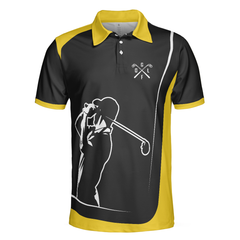 Best Papa By Par Golf Lover Short Sleeve Polo Shirt, Vintage Polo Shirt, Best Golf Shirt For Men - Hyperfavor