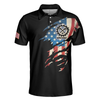 Machinist My Craft Allows Me To Build Anything Polo Shirt, Skull American Flag Machinist Shirt For Men - Hyperfavor