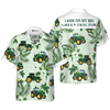 Cool Green Tractor Hawaiian Shirt - Hyperfavor