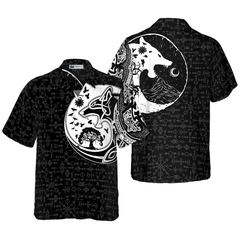 Viking Myths Wolf Hawaiian Shirt - Hyperfavor