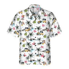 Boston Terrier hawaii Hawaiian Shirt - Hyperfavor