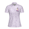 Butterfly Believe Lupus Awareness Polo Shirt, Lupus Month Awareness Ribbon Polo Shirt, Best Lupus Shirt For Women - Hyperfavor