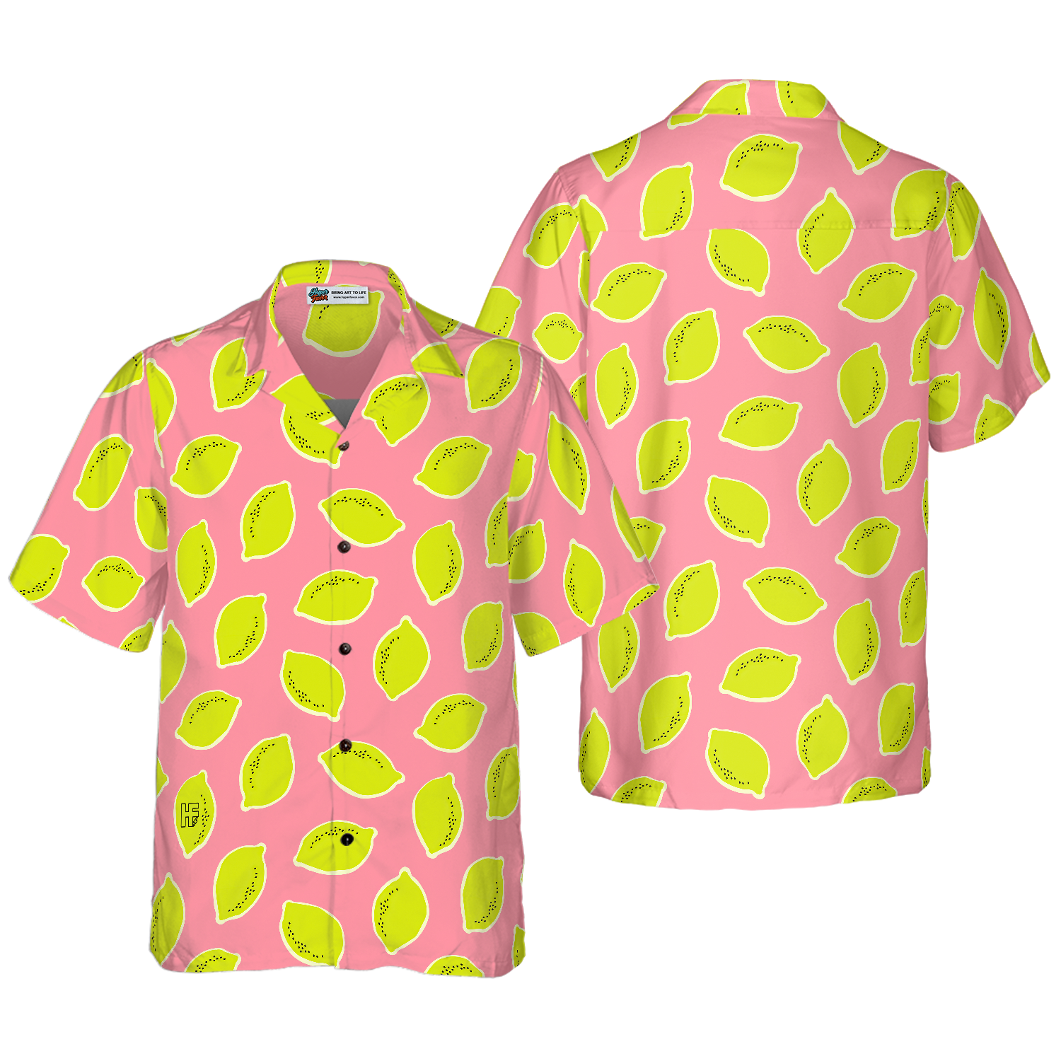 Pinky Lemon Hawaiian Shirt - Hyperfavor