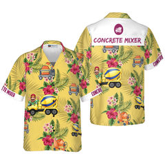 CONCRETE MIXER Hawaiian Shirt - Hyperfavor
