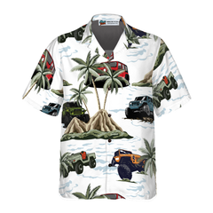 Jeep Car Palm Tree Hawaiian Shirt - Hyperfavor