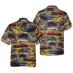 Retro Hot Rod Hawaiian Shirt - Hyperfavor