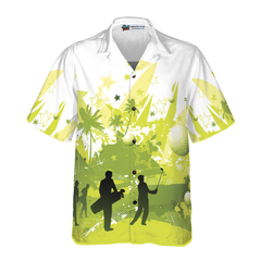 Golf Stock Illustration Hawaiian Shirt - Hyperfavor