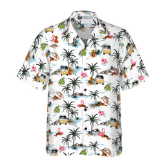 German Shepherd hawaii Hawaiian Shirt - Hyperfavor