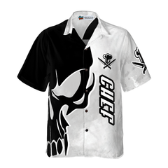 Chef & Knife Skull Hawaiian Shirt - Hyperfavor