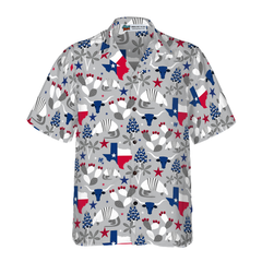 Texas Pattern Hawaiian Shirt 1 - Hyperfavor