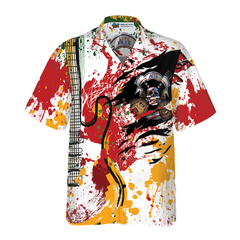 Guitar Live Free Or Die Hawaiian Shirt - Hyperfavor